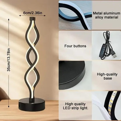 SET DE 2 LAMPARAS DE MESA LED