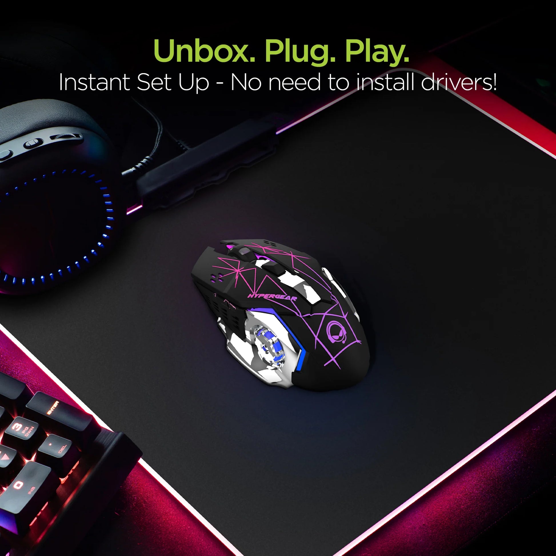 Hypergear Chromium Wireless Gaming Mouse for Extended Play Sessions
